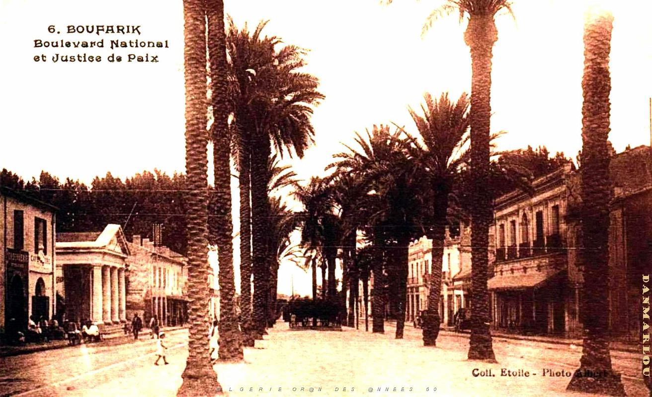 Boufarik - Boulevard National et Justice de Paix.jpg